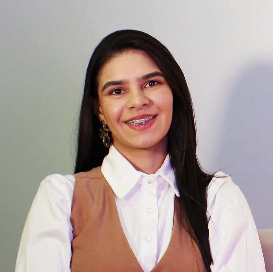 Retrato de Myckaella Lima Pontes, enfermeira responsável técnica