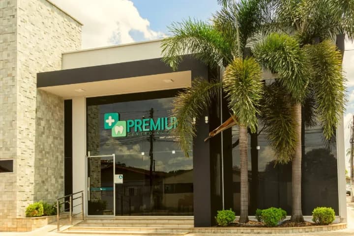 Fachada do prédio do Premium Centro Clínico, em Itaberaí, onde a Premium Vacinas funciona